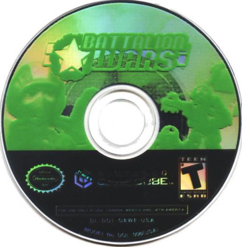 Battalion Wars Disc Scan - Click for full size image